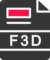 F3D Creative Icon Design vector