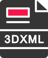 3DXML Creative Icon Design vector