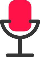 Microphone Creative Icon Design vector