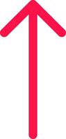 Up Arrow Creative Icon Design vector