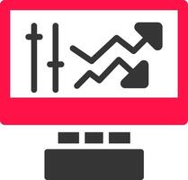 Online Trading Creative Icon Design vector