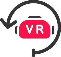 Virtual Reality Creative Icon Design vector