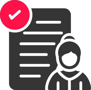 tarea establecido usuario pruebas creativo icono diseño vector
