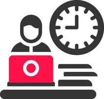 Work Habits Creative Icon Design vector