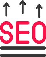 diseño de icono creativo seo vector