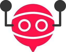 Virtual Assistant Creative Icon Design vector