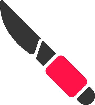 Line Cutter Creative Icon Design