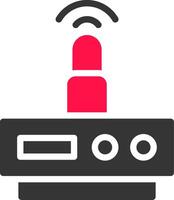 diseño de icono creativo de enrutador wifi vector