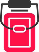 Milk Jar Creative Icon Design vector