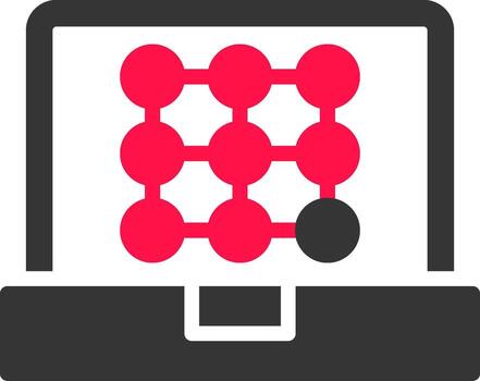 Pattern Recognition Creative Icon Design vector