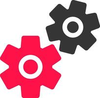 Cogwheels Creative Icon Design vector