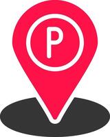 Parking Creative Icon Design vector