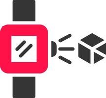 Holo Smart Watch Creative Icon Design vector