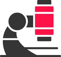 Microscope Creative Icon Design vector