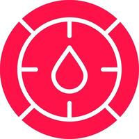 Glyph Red and Yellow Gradient vector