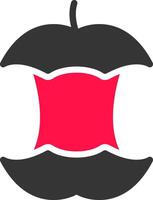 diseño de icono creativo de manzana vector