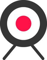 Bullseye Creative Icon Design vector