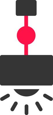 Hanging Lamp Creative Icon Design