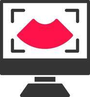 Ultrasound Creative Icon Design vector