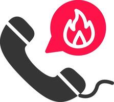 Emergency Call Creative Icon Design vector