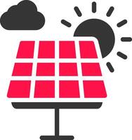 Solar Panel Creative Icon Design vector