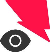 Red Eyes Creative Icon Design vector