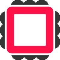 Magic Mirror Creative Icon Design vector