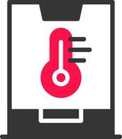 Smart Temperature Creative Icon Design vector