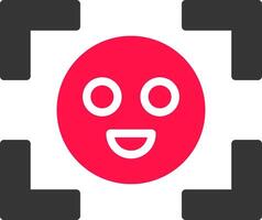 Face Detection Creative Icon Design vector