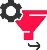 Conversion Rate Creative Icon Design vector