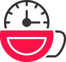 diseño de icono creativo de la hora del té vector