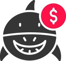 Loan Shark Creative Icon Design vector