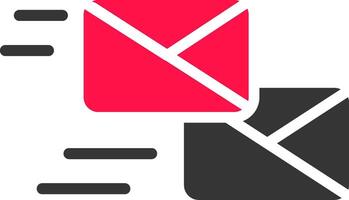 Mass Mailing Creative Icon Design vector