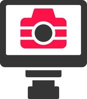 Lcd Camera Creative Icon Design vector