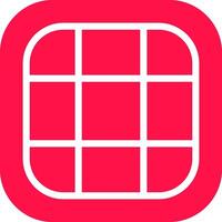 Grid Creative Icon Design vector