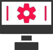 Setting Creative Icon Design vector