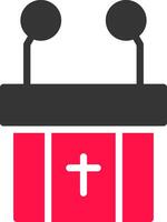 Pulpit Creative Icon Design vector