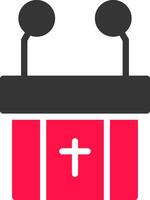 Pulpit Creative Icon Design vector