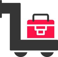 Trolley Creative Icon Design vector