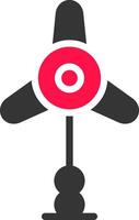Windmill Creative Icon Design vector