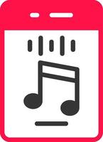 Vertical Rhythm Creative Icon Design vector