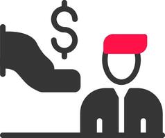 Dealer Prep Fees Creative Icon Design vector