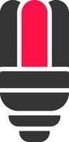 Glyph Red and Yellow Gradient vector
