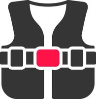 Life Jacket Creative Icon Design vector