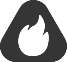 Flame Creative Icon Design vector