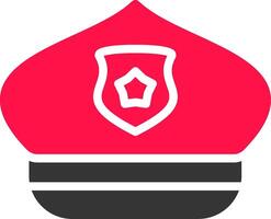 Police Hat Creative Icon Design vector