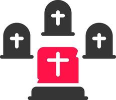 Graveyard Creative Icon Design vector