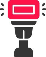 Camera Flash Creative Icon Design vector
