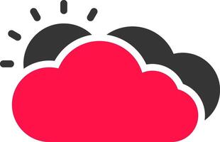 diseño de icono creativo de nube vector