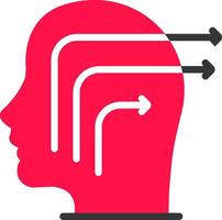 Knowledge Extraction Creative Icon Design vector